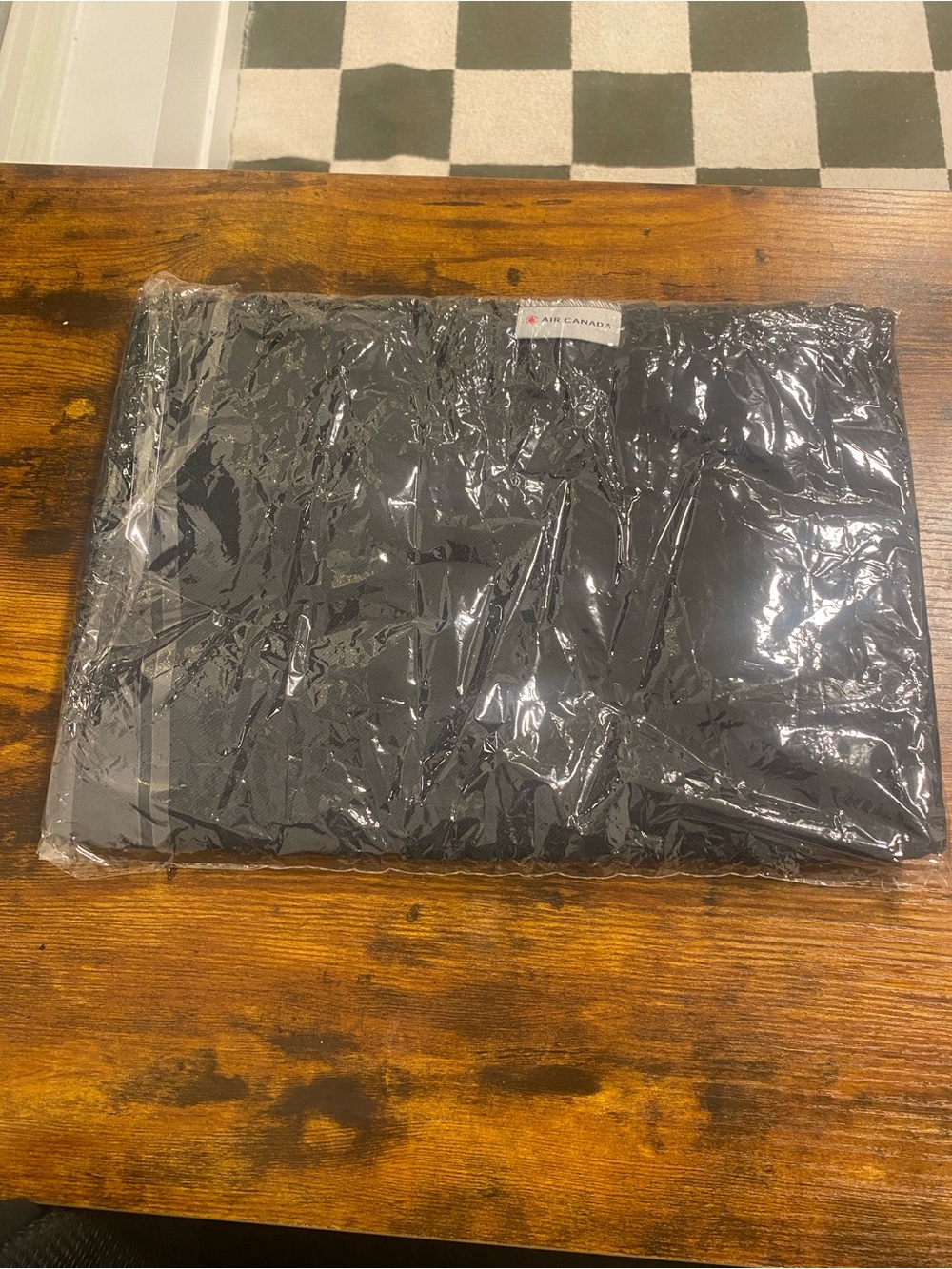 Air Canada Airline Amenity Kit Bag Black New Sealed Aviation Collectible NWT